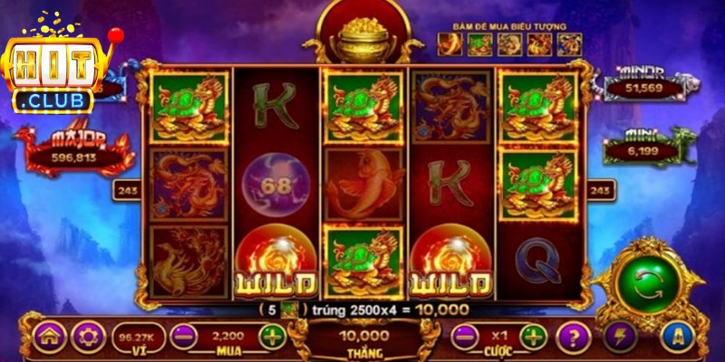 Kho Báu Tứ Linh Hitclub - Tựa Game Slot Đổi Thưởng Hàng Đầu 1 Nguyên tắc khởi động một vòng quay Kho báu tứ linh Hitclub