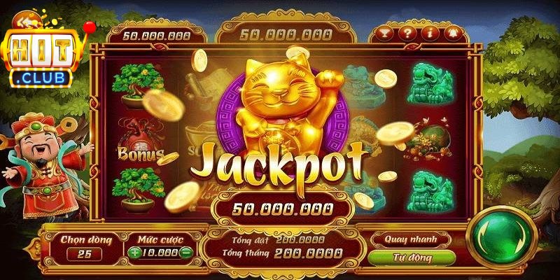 Mèo Tài Lộc Hitclub là trò chơi nổi bật với thiết kế ấn tượng, thu hút bet thủ