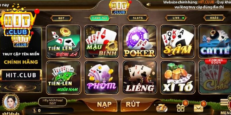 Ưu điểm nổi bật khi tiến hành giao dịch nạp tiền Hitclub